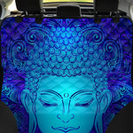 Blue Buddha Print Pet Car Back Seat Cover