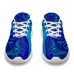 Blue Buddha Print Sport Shoes GearFrost