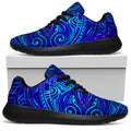 Blue Buddha Print Walking Shoes