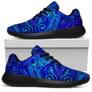 Blue Buddha Print Sport Shoes GearFrost