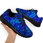 Blue Buddha Print Sport Shoes GearFrost