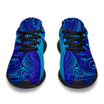 Blue Buddha Print Sport Shoes GearFrost