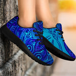 Blue Buddha Print Sport Shoes GearFrost