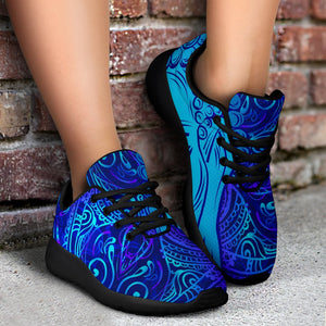 Blue Buddha Print Sport Shoes GearFrost