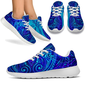 Blue Buddha Print Sport Shoes GearFrost