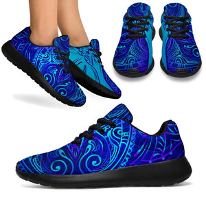 Blue Buddha Print Sport Shoes GearFrost