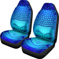 Blue Buddha Print Universal Fit Car Seat Covers