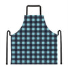 Blue Buffalo Check Pattern Print Apron