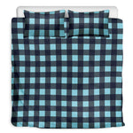 Blue Buffalo Check Pattern Print Duvet Cover Bedding Set