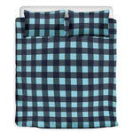 Blue Buffalo Check Pattern Print Duvet Cover Bedding Set
