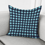 Blue Buffalo Check Pattern Print Pillow Cover