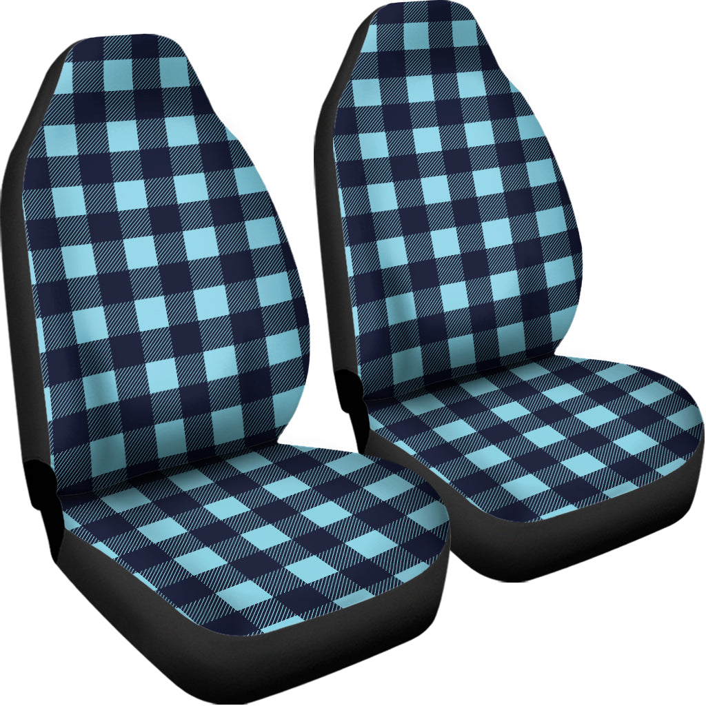 Blue Buffalo Check Pattern Print Universal Fit Car Seat Covers