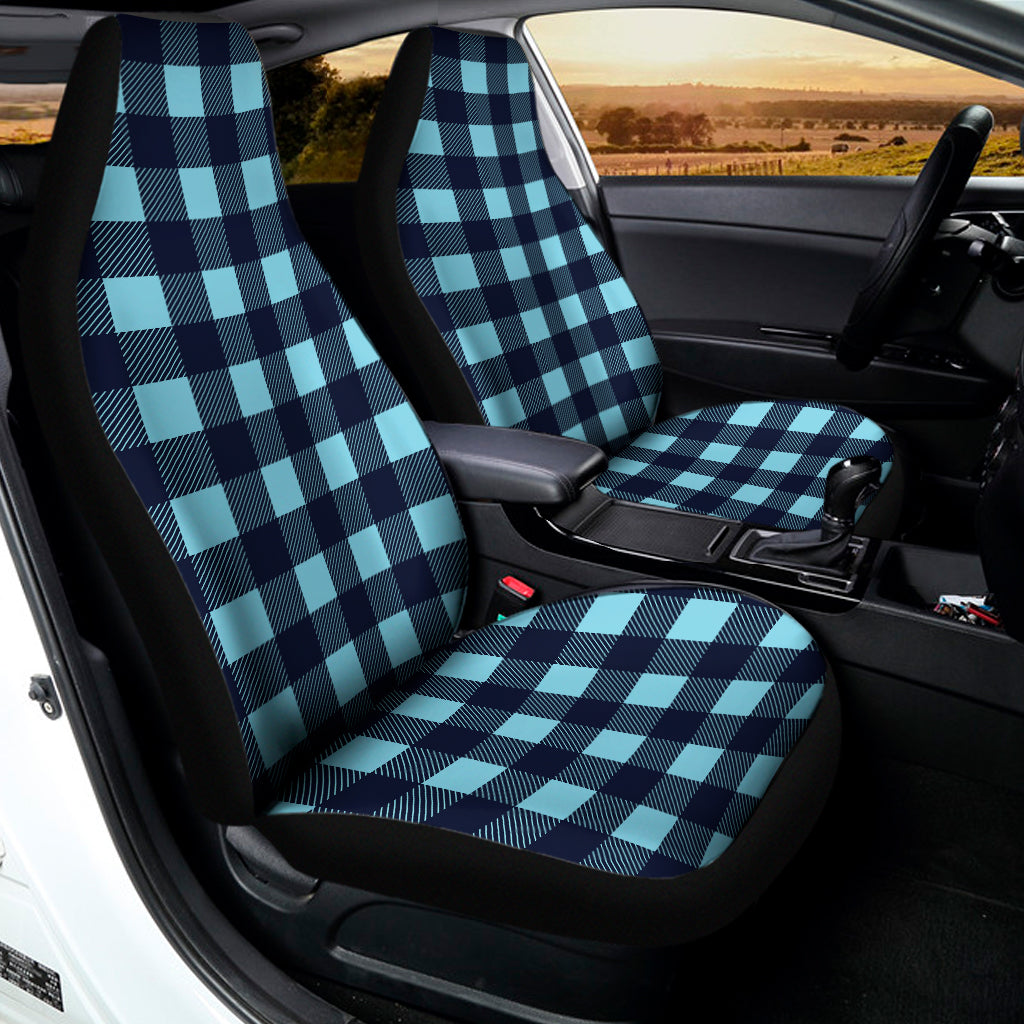 Blue Buffalo Check Pattern Print Universal Fit Car Seat Covers