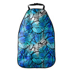 Blue Butterfly Wings Pattern Print Car Seat Organizers