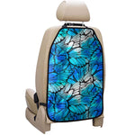 Blue Butterfly Wings Pattern Print Car Seat Organizers