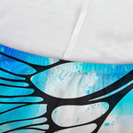 Blue Butterfly Wings Pattern Print Sofa Cover