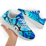 Blue Butterfly Wings Pattern Print Sport Shoes GearFrost