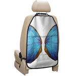 Blue Butterfly Wings Print Car Seat Organizers