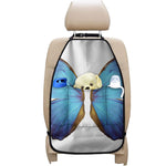 Blue Butterfly Wings Print Car Seat Organizers