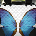 Blue Butterfly Wings Print Pet Car Back Seat Cover