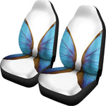 Blue Butterfly Wings Print Universal Fit Car Seat Covers