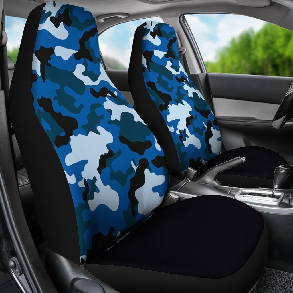 Blue Camo Universal Fit Car Seat Covers GearFrost