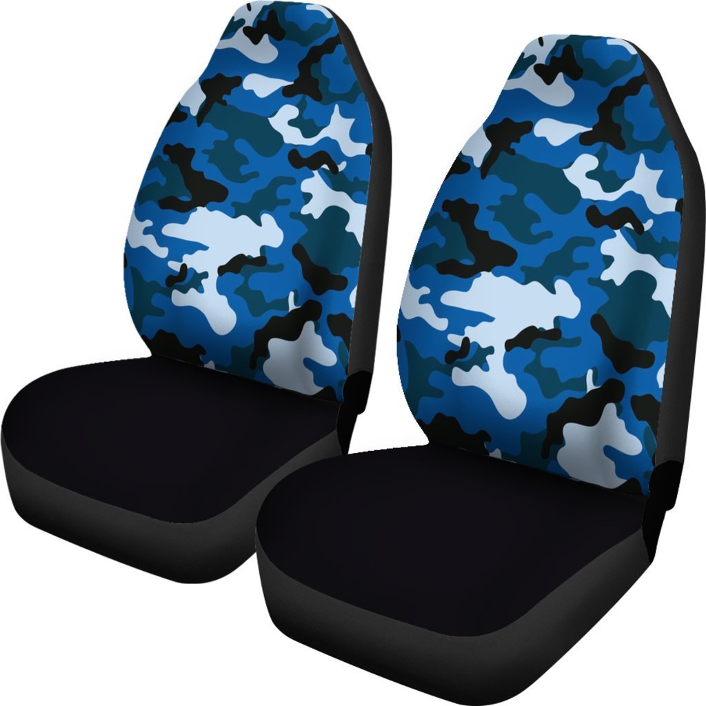 Blue Camo Universal Fit Car Seat Covers GearFrost