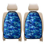 Blue Camouflage Print Car Seat Organizers