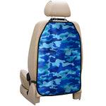 Blue Camouflage Print Car Seat Organizers