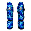 Blue Camouflage Print Muay Thai Shin Guard
