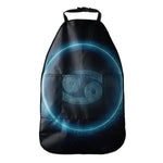 Blue Cancer Zodiac Sign Print Car Seat Organizers