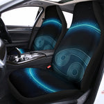Blue Cancer Zodiac Sign Print Universal Fit Car Seat Covers