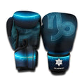 Blue Capricorn Zodiac Sign Print Boxing Gloves