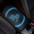 Blue Capricorn Zodiac Sign Print Car Center Console Cover