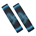 Blue Capricorn Zodiac Sign Print Car Seat Belt Covers