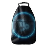 Blue Capricorn Zodiac Sign Print Car Seat Organizers