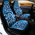 Blue Celtic Symbol Print Universal Fit Car Seat Covers