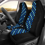 Blue Checked Universal Fit Car Seat Covers GearFrost