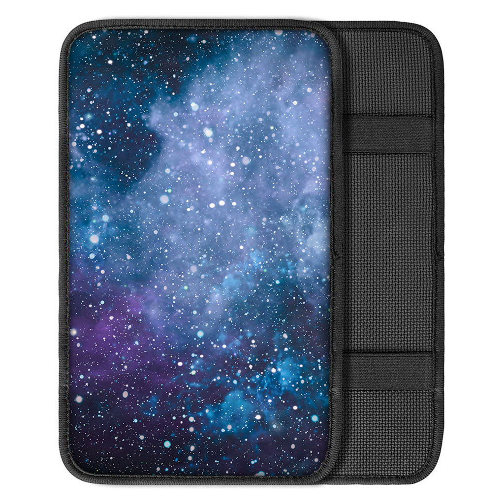 Blue Cloud Starfield Galaxy Space Print Car Center Console Cover