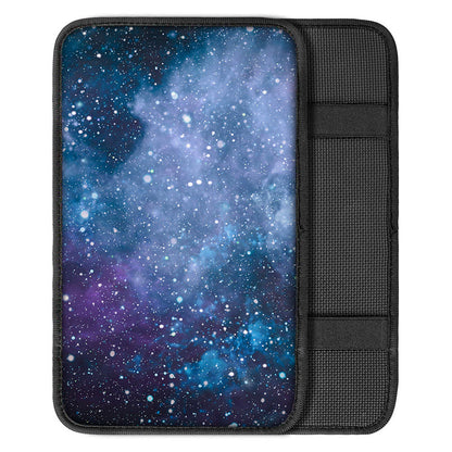 Blue Cloud Starfield Galaxy Space Print Car Center Console Cover