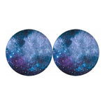 Blue Cloud Starfield Galaxy Space Print Car Coasters