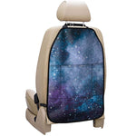 Blue Cloud Starfield Galaxy Space Print Car Seat Organizers