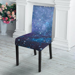 Blue Cloud Starfield Galaxy Space Print Dining Chair Slipcover