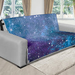 Blue Cloud Starfield Galaxy Space Print Futon Protector