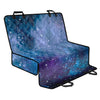 Blue Cloud Starfield Galaxy Space Print Pet Car Back Seat Cover