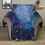 Blue Cloud Starfield Galaxy Space Print Recliner Protector