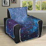 Blue Cloud Starfield Galaxy Space Print Recliner Protector