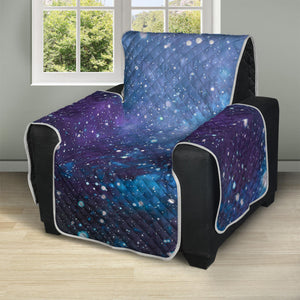 Blue Cloud Starfield Galaxy Space Print Recliner Protector