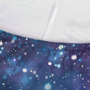 Blue Cloud Starfield Galaxy Space Print Sofa Cover