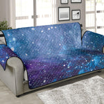 Blue Cloud Starfield Galaxy Space Print Sofa Protector